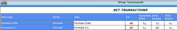 Set-transactions